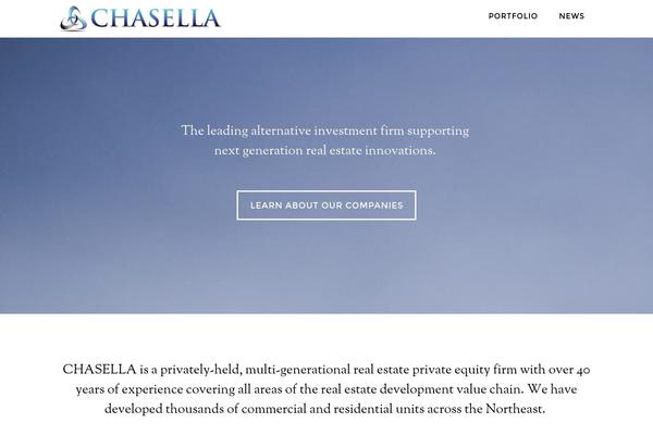 chasella.com site used Parallax