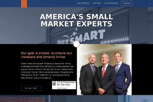 Chase theme site design template sample