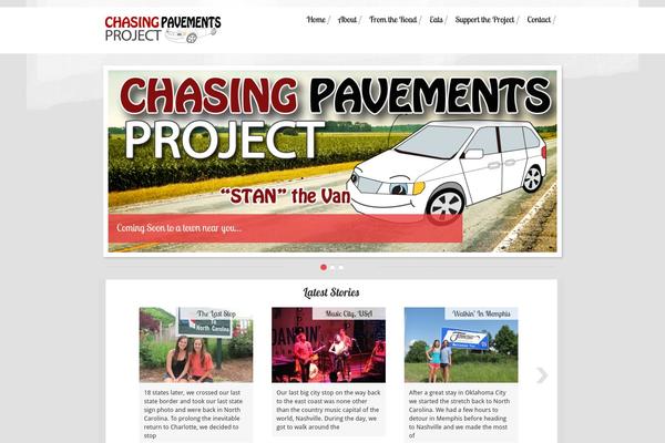 chasingpavementsproject.com site used Travelous