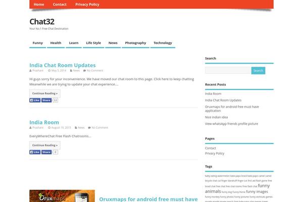 MesoColumn theme site design template sample