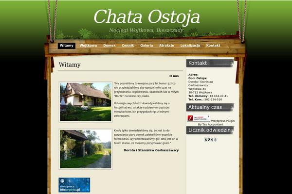 Hanging theme site design template sample