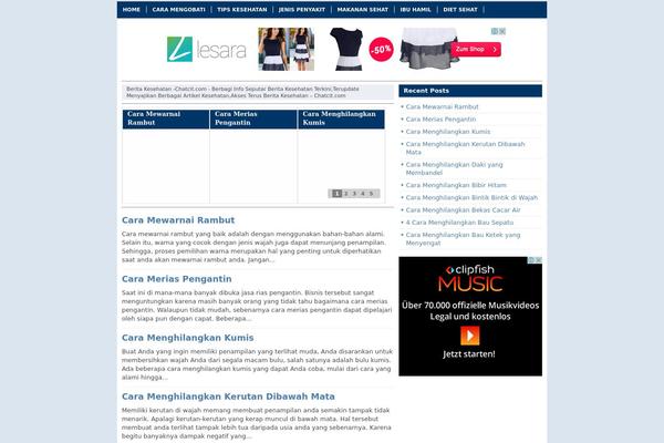 Nyeo theme site design template sample