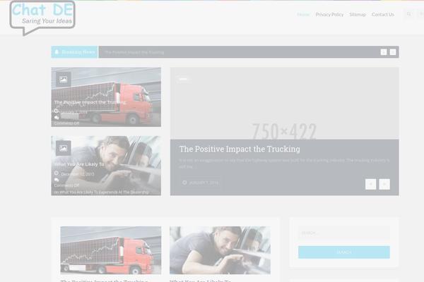 Logger theme site design template sample