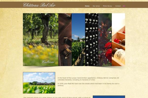 Belair theme site design template sample