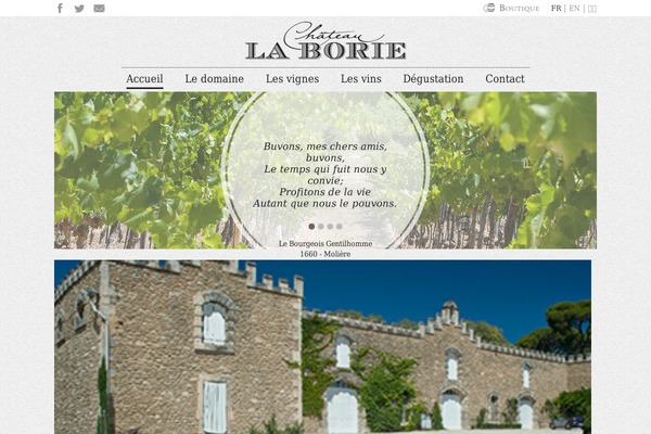 chateaulaborie theme websites examples