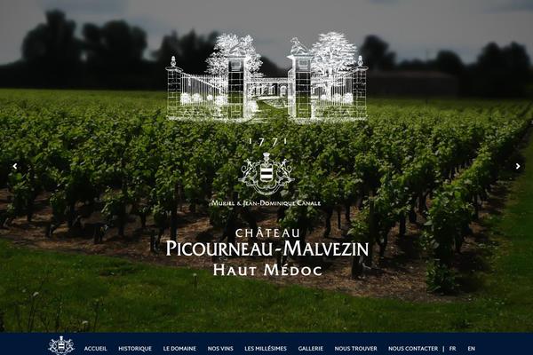 chateaupicourneaumalvezin.com site used Chateaupm