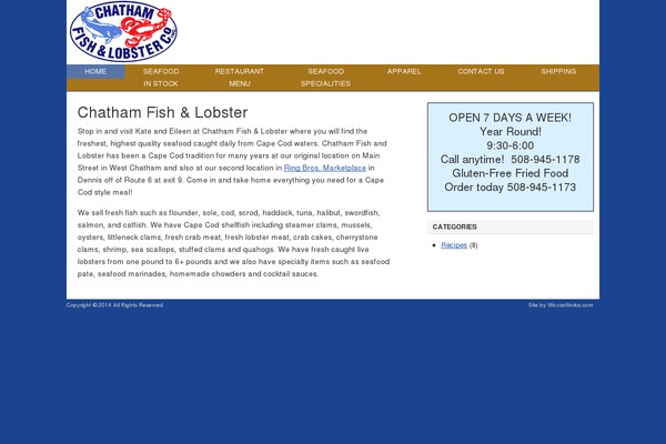 chathamfishandlobster.com site used Chathamfishandlobster