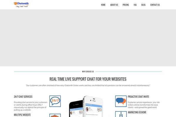 North theme site design template sample