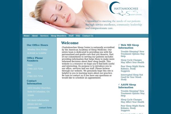 chattahoocheesleepcenter.com site used Csc_theme