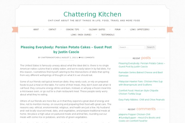 Sugar and Spice theme site design template sample