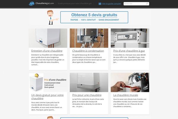 Influencers theme site design template sample