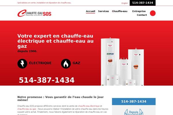 chauffeeausos.ca site used Chauffe-eau-sos