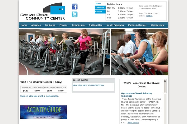 chavezcenter.com site used Bones-responsive