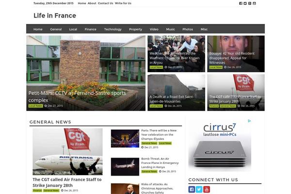 Smart Magazine theme site design template sample
