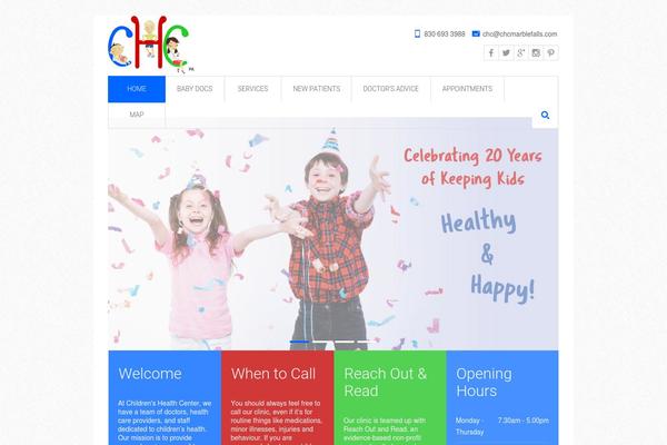 MediCure theme site design template sample