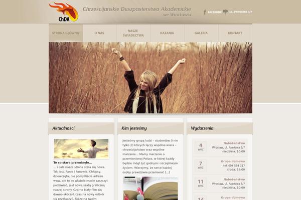 Wizjo theme site design template sample