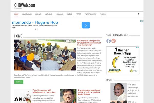 AccessPress Mag theme site design template sample