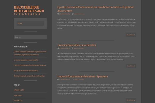 Storto theme site design template sample