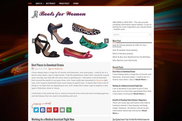Techbits theme site design template sample