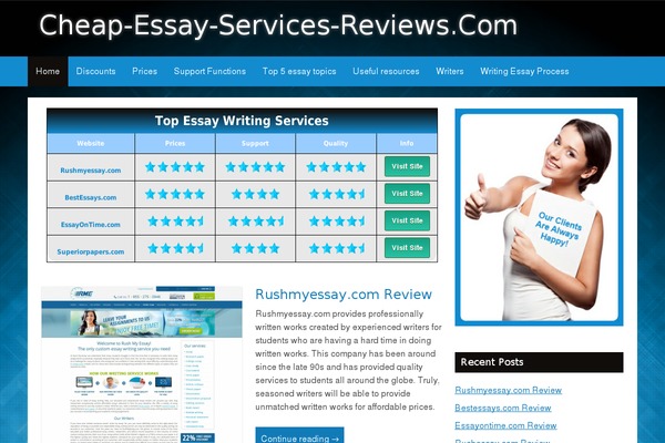 Kavya theme site design template sample