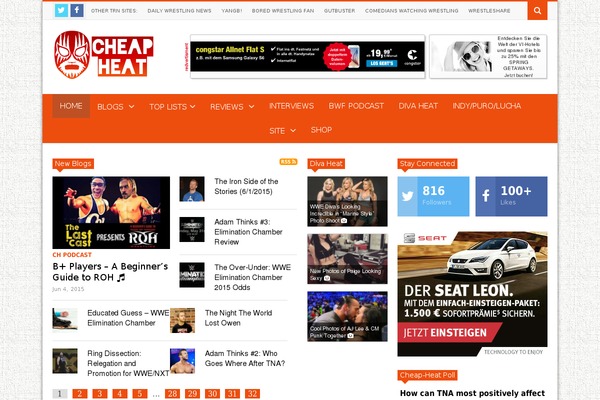 Site using Buttons Shortcode and Widget plugin