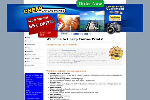 cheapcanvasprints.com.au site used Lift_off_social