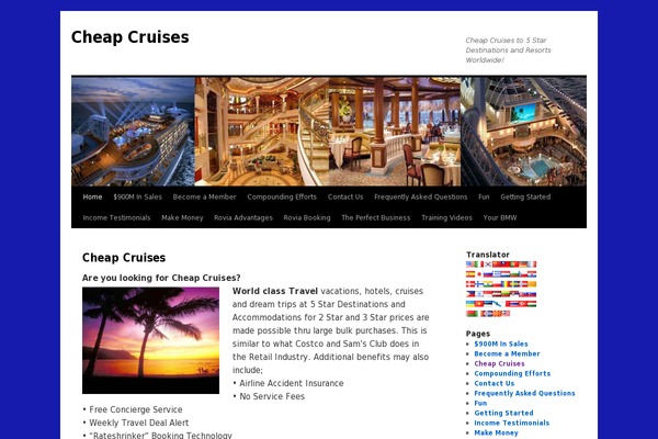 WordPress website example screenshot