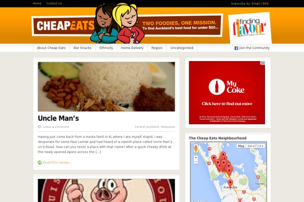 cheapeats.co.nz site used ThrillingTheme