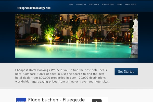 inFocus theme site design template sample