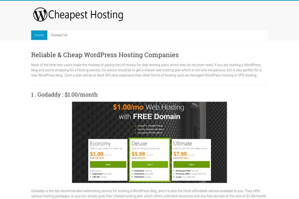 Accelerate theme site design template sample