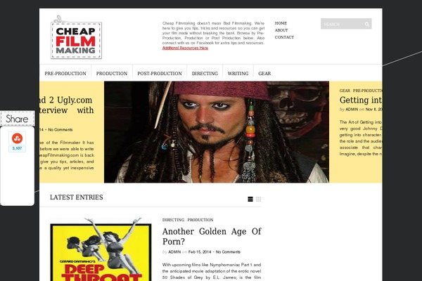 cheapfilmmaking.com site used Sight