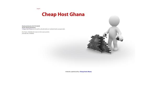 Site using Maintenance Mode plugin
