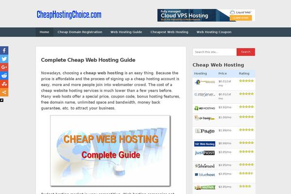 Site using Super Socializer plugin