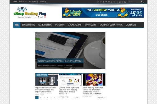 TechNews theme site design template sample