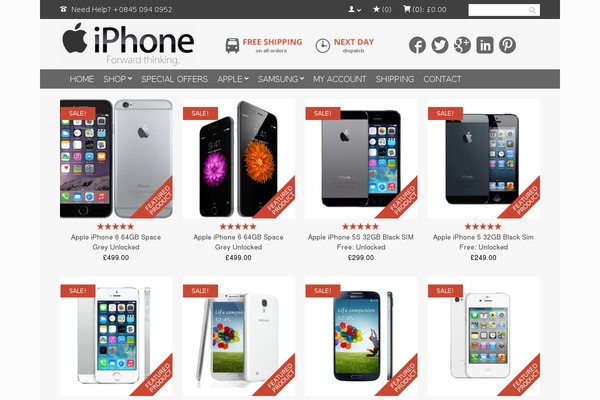 cheapiphone5sforsale.co.uk site used GoodStore