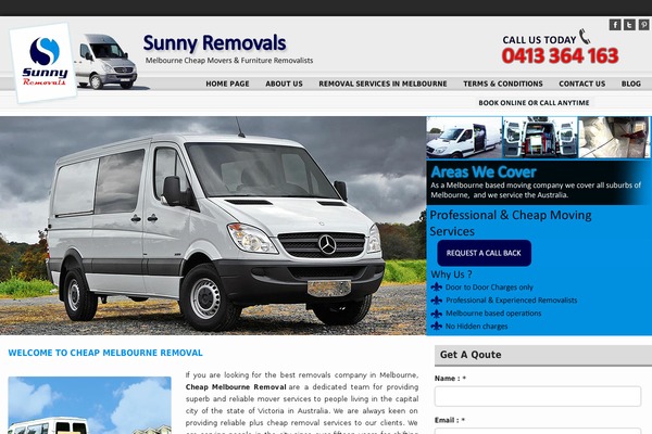 cheapmelbourneremovals.com.au site used Sunny