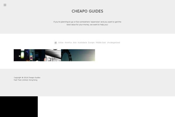 cheapoguides.com site used Zolio