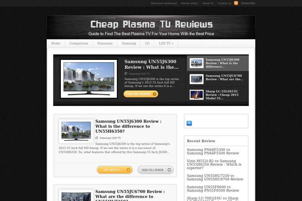 Proreview theme site design template sample