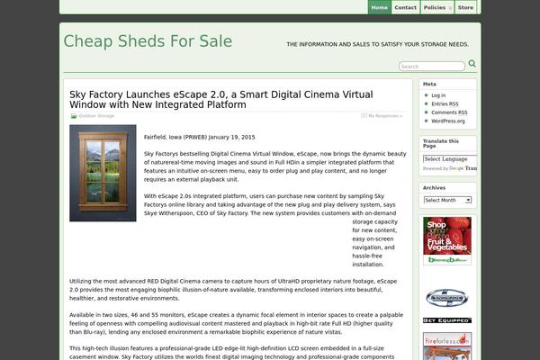 Suffusion theme site design template sample