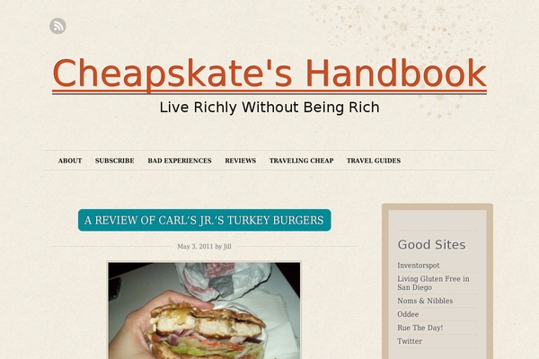 Site using Bookmarkify plugin