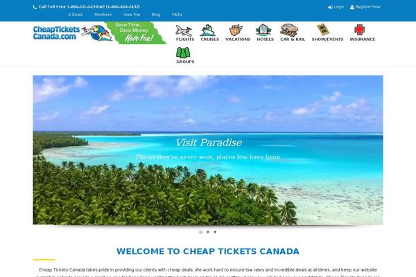 Trendy Travel theme site design template sample