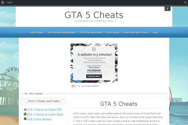 Arcadian theme site design template sample