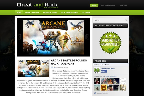 MmoGame theme websites examples