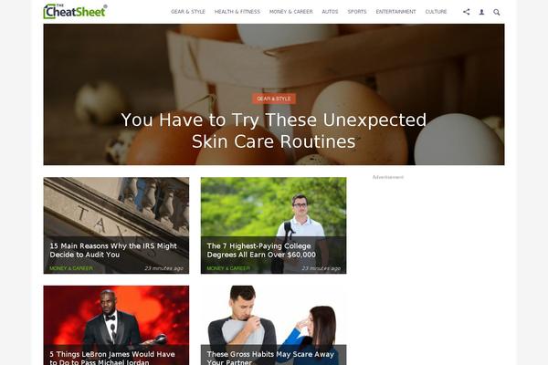 wallstcheatsheet-v2 theme websites examples