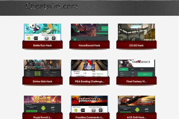 Galleria theme site design template sample