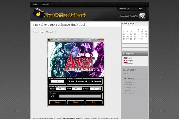 Flexsqueeze theme site design template sample