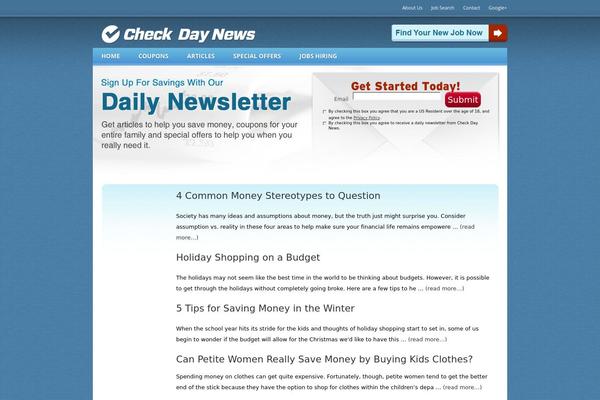 Clipper theme site design template sample