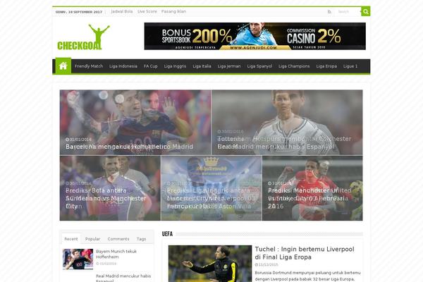 Sahifa theme site design template sample