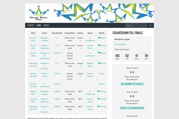 Rookie theme site design template sample