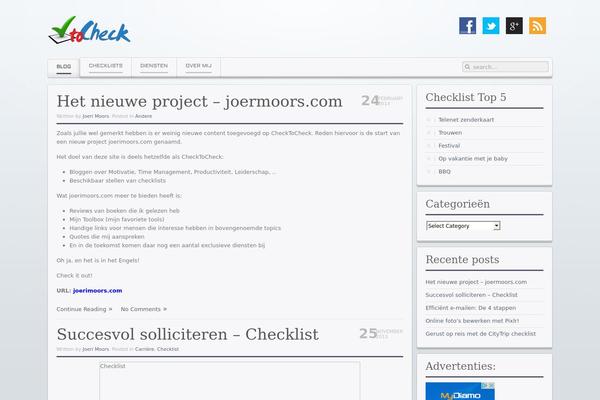 Balance theme site design template sample